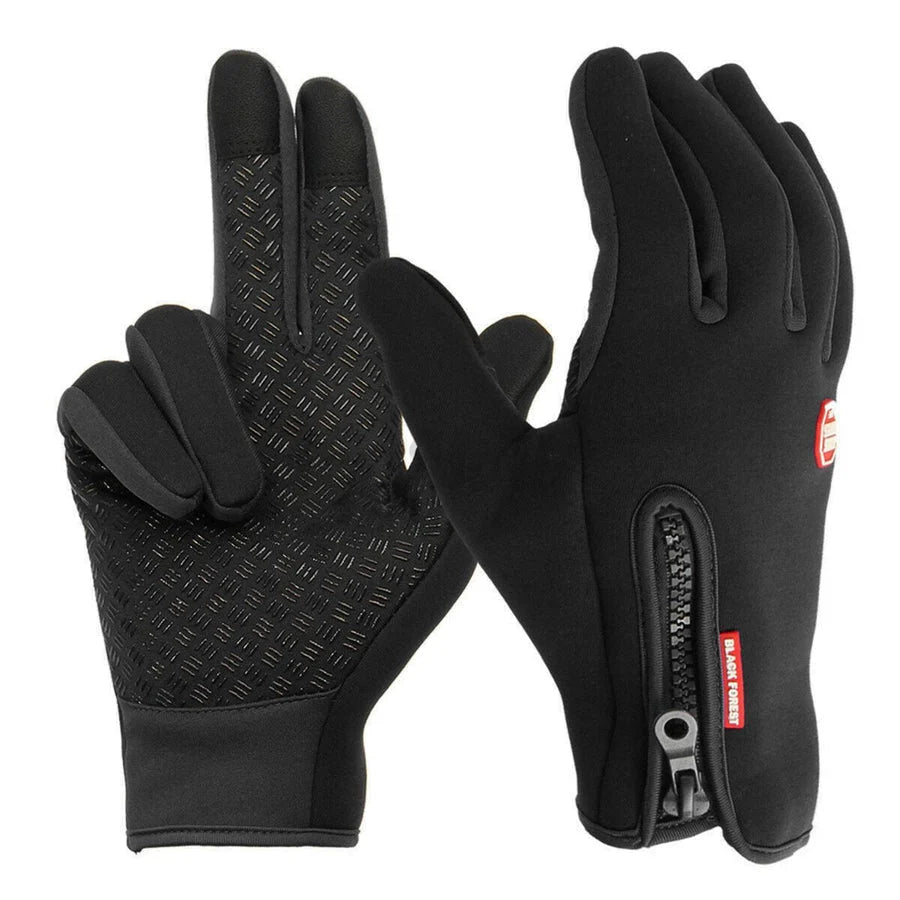 Thermal Gloves Touchscreen Fleece-Lined Non-Slip Palm