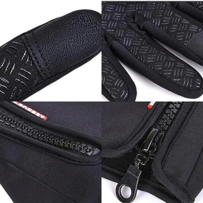 Thermal Gloves Touchscreen Fleece-Lined Non-Slip Palm