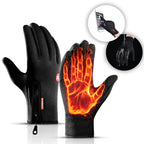 Thermal Gloves Touchscreen Fleece-Lined Non-Slip Palm