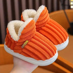 Thermal Slippers Vegan Fleece Lined Cushioned Sole