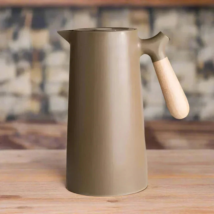 Thermos Bottle Double-Walled Stainless Steel 1L