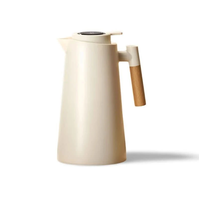Thermos Bottle Double-Walled Stainless Steel Digital Temperature Lid