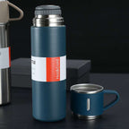 Thermos Flask Vacuum Insulated 500ml Stainless Steel Leak-Proof Lid