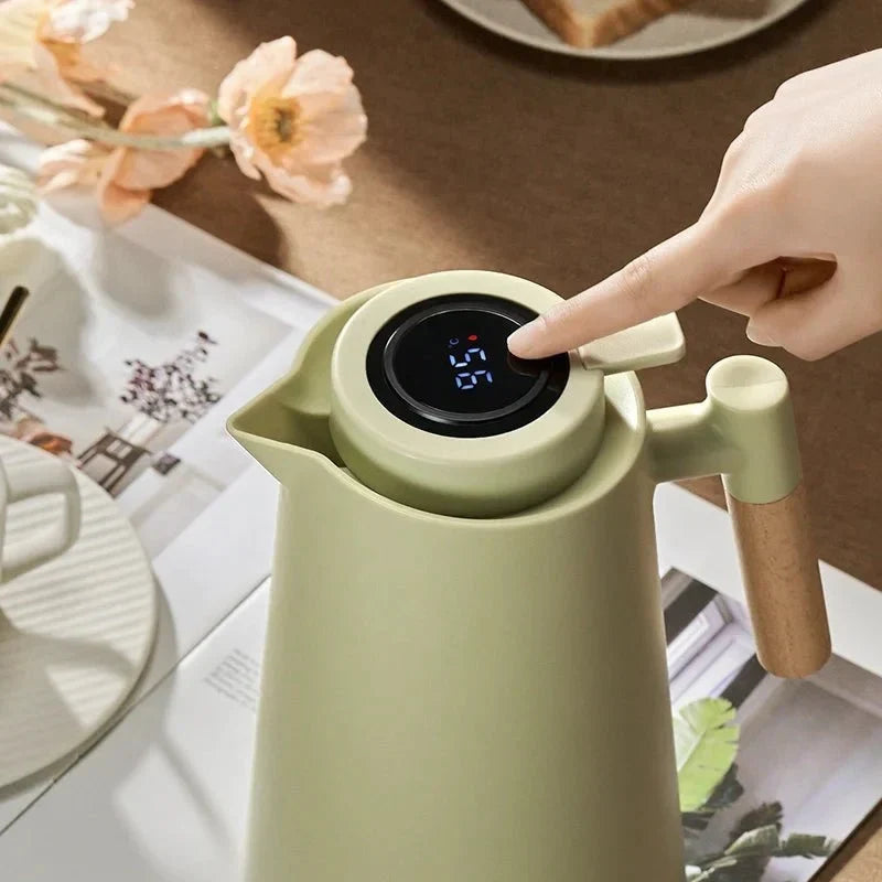 Thermos Jug 1L Digital Temperature Display 48-Hour Insulation