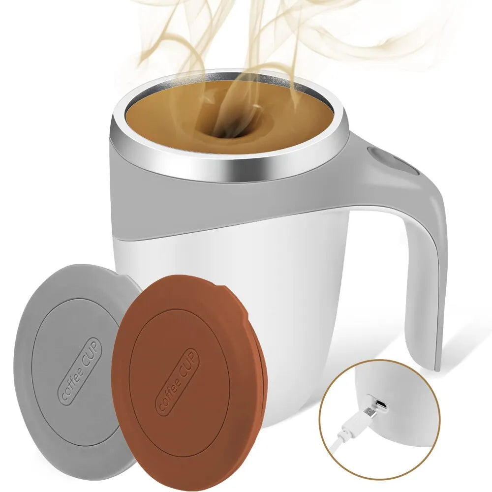 Thermos Mug Self-Stirring Insulated & Leak-Proof 400ml