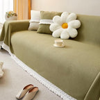 Thick Chenille Non-Slip Lace-Edged Sofa Cover