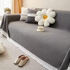 Thick Chenille Non-Slip Lace-Edged Sofa Cover
