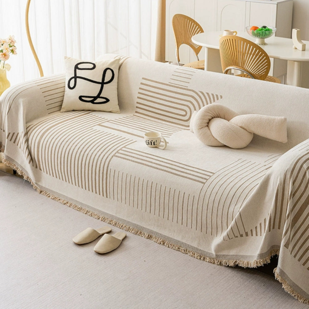 Thick Chenille Snowflake Non-Slip Sofa Cover