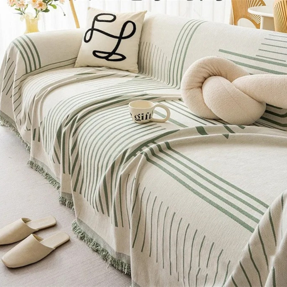 Thick Chenille Snowflake Non-Slip Sofa Cover