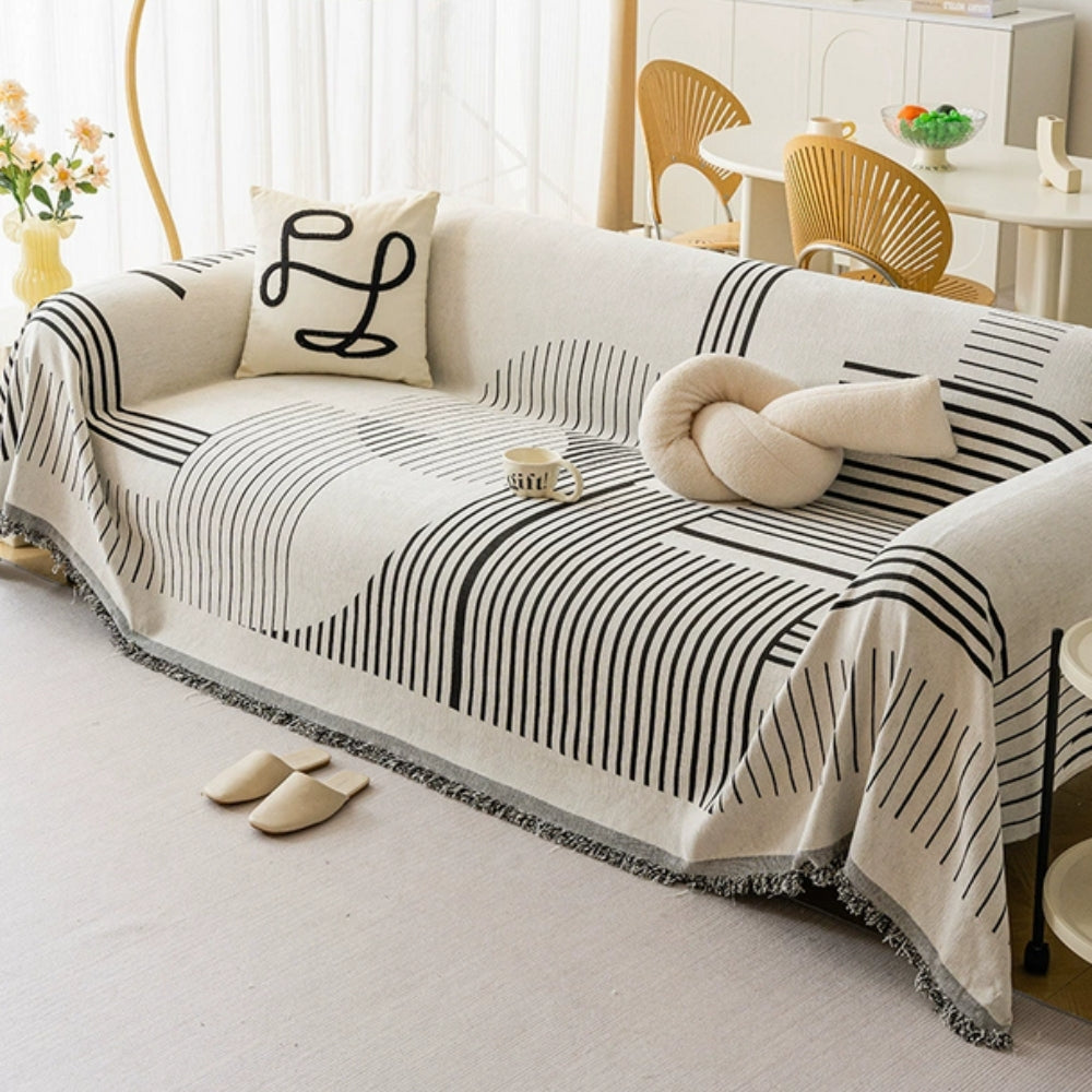 Thick Chenille Snowflake Non-Slip Sofa Cover