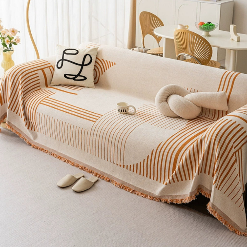 Thick Chenille Snowflake Non-Slip Sofa Cover