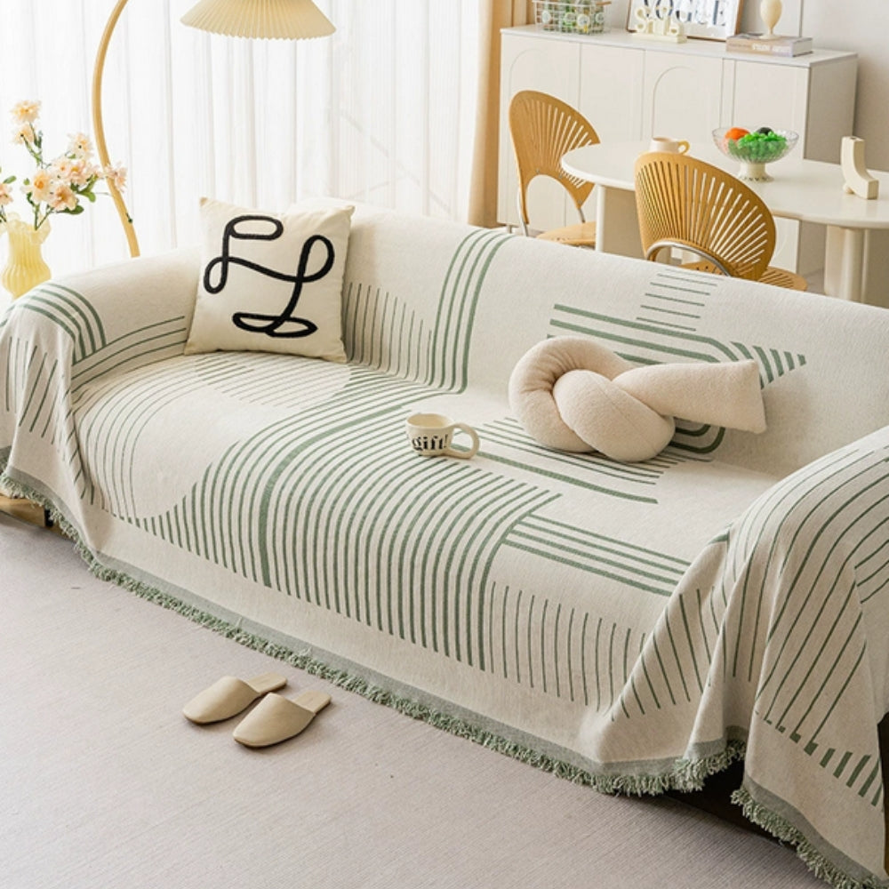 Thick Chenille Snowflake Non-Slip Sofa Cover