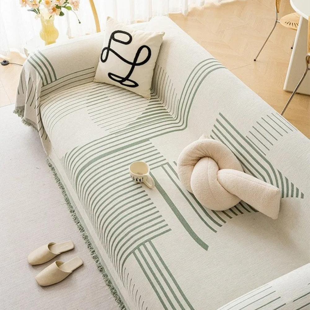 Thick Chenille Snowflake Non-Slip Sofa Cover