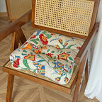 Thick Tufted Microfiber Square Chair Cushion (16 x 16 in)