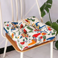 Thick Tufted Microfiber Square Chair Cushion (16 x 16 in)