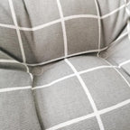 Thick Tufted Microfiber Square Chair Cushion (16 x 16 in)