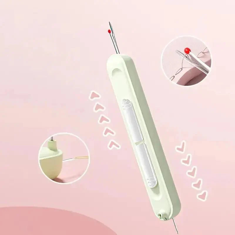 Threader & Seam Ripper Stainless Steel Safety Ball Point
