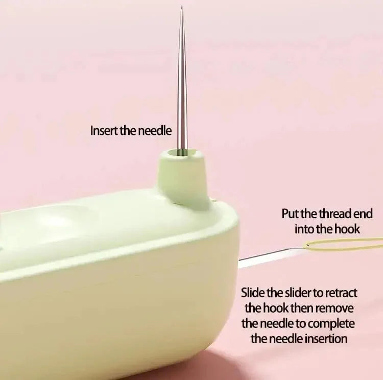 Threader & Seam Ripper Stainless Steel Safety Ball Point