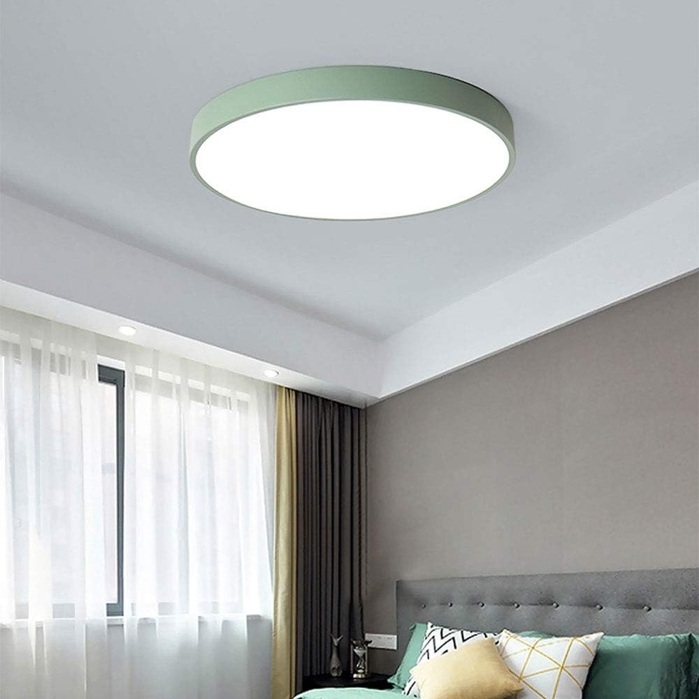 Three-Color Dimming LED Flush Mount Ceiling Light (30cm)