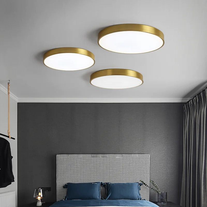 Three-Color Dimming LED Flush Mount Ceiling Light (30cm)