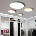 Three-Color Dimming LED Flush Mount Ceiling Light (30cm)