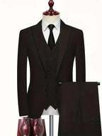 Three-Piece Suit Slim Fit Double-Breasted Waistcoat