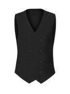 Three-Piece Suit Slim Fit Double-Breasted Waistcoat