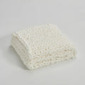 Throw Blanket Chenille Chunky Hand-Knotted Machine Washable