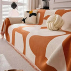 Throw Blanket Chenille Velvety Soft Checked Machine Washable