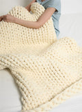 Throw Blanket Chunky Knit Ultra Soft Machine Washable