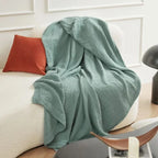 Throw Blanket Cotton Muslin Lightweight & Breathable