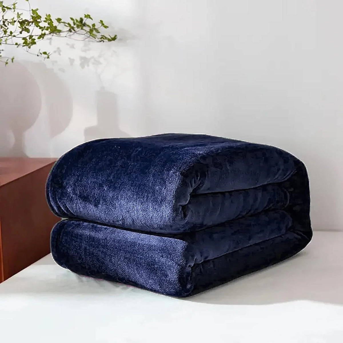 Throw Blanket Double-Sided Faux Mink Hypoallergenic & Machine Washable