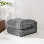 Throw Blanket Double-Sided Faux Mink Hypoallergenic & Machine Washable