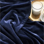Throw Blanket Double-Sided Faux Mink Hypoallergenic & Machine Washable