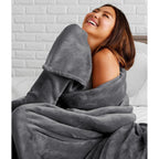 Throw Blanket Double-Sided Faux Mink Hypoallergenic & Machine Washable