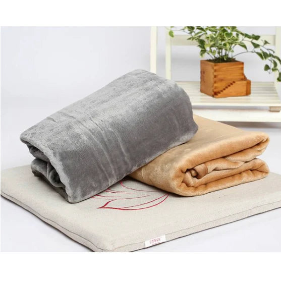 Throw Blanket Double-Sided Faux Mink Hypoallergenic & Machine Washable