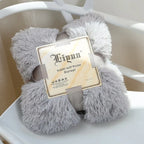 Throw Blanket Faux Fur Long Pile Plush