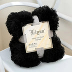 Throw Blanket Faux Fur Long Pile Plush