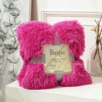Throw Blanket Faux Fur Long Pile Plush