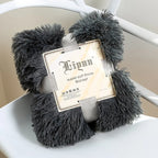 Throw Blanket Faux Fur Long Pile Plush