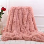 Throw Blanket Faux Fur Long Pile Plush