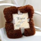 Throw Blanket Faux Fur Long Pile Plush