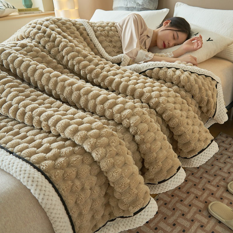 Throw Blanket Flannel Fleece Ultra-Soft All-Season