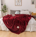 Throw Blanket Flannel Ultra-Soft & Breathable Machine Washable