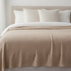Throw Blanket Lightweight Waffle Weave Machine Washable
