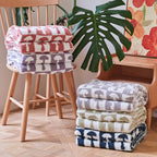 Throw Blanket Microfiber Checkerboard Jacquard & Anti-Pilling