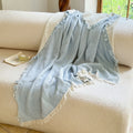 Throw Blanket Muslin Cotton Gauze Lightweight & Breathable