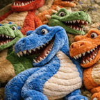 Throw Blanket Oversized Soft 3D Dinosaur Print