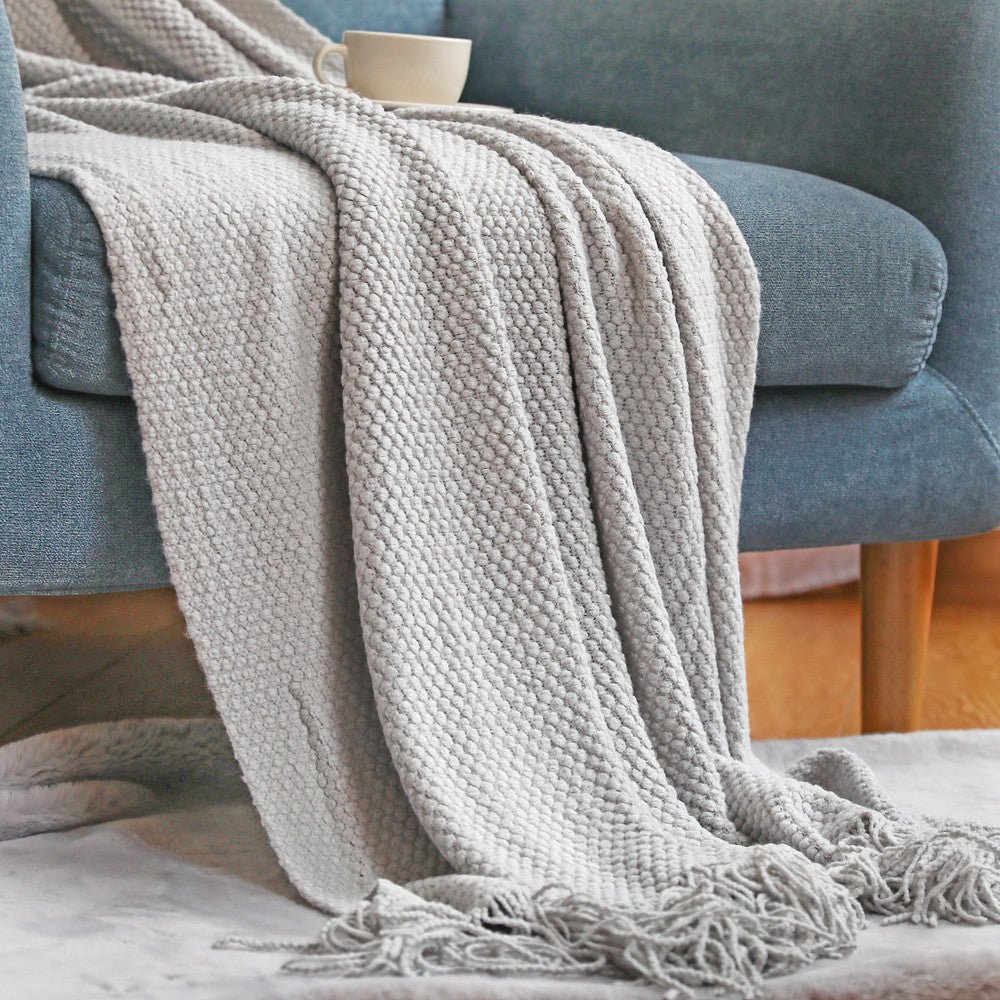 Throw Blanket Oversized Soft Knit Machine Washable
