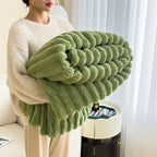Throw Blanket Plush Fleece Machine Washable